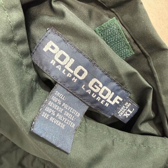 Polo Golf Ralph Lauren Vest Reversible Mens Size XL Green Shield - Picture 3 of 13